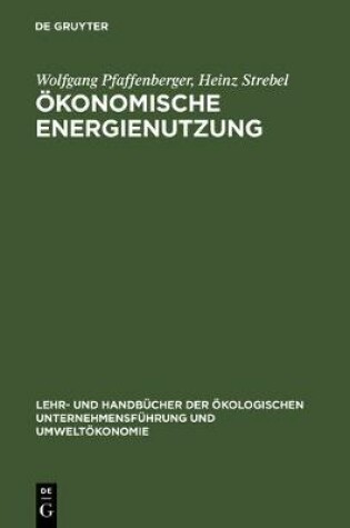 Cover of Ökonomische Energienutzung