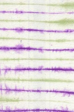 Cover of Tie-Dye in Purple and Green Journal