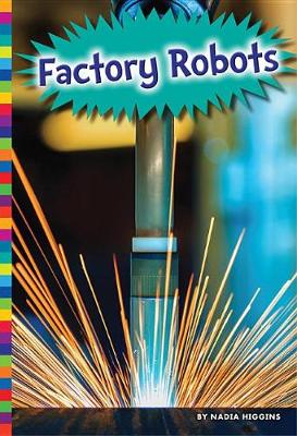 Book cover for Factory Robots