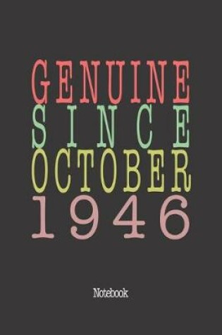 Cover of Genuine Since October 1946