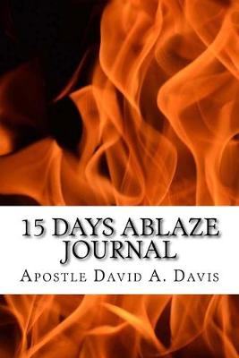 Book cover for 15 Days Ablaze Journal