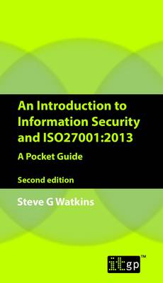 Book cover for An Introduction to Information Security and ISO 27001:2013