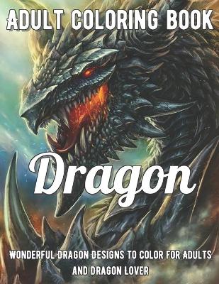 Book cover for Dragon Coloring Book