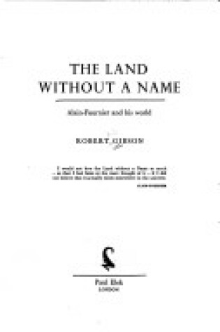 Cover of Land without a Name