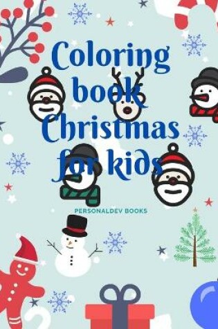 Cover of Coloring book Christmas for kids