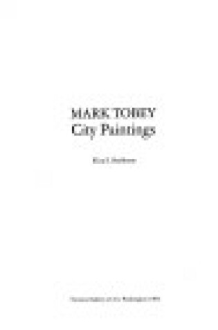 Cover of Mark Tobey, City Paintings