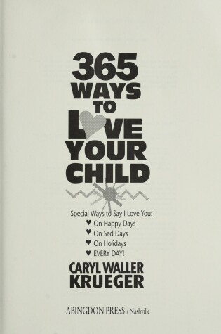 Cover of 365 Ways to Love Your Child