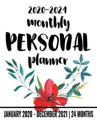 Book cover for 2020 - 2021 Monthly Personal Planner