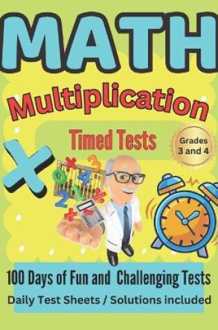 Cover of Math Multiplication Timed Tests