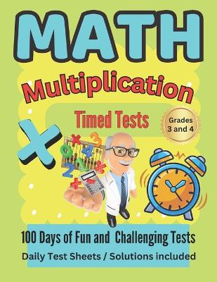 Cover of Math Multiplication Timed Tests