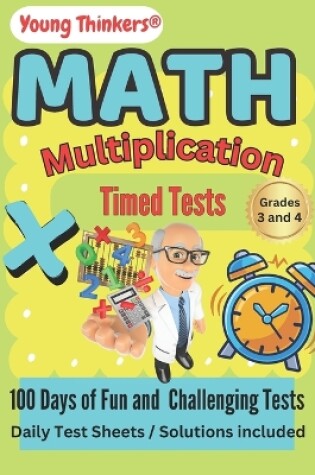 Cover of Math Multiplication Timed Tests