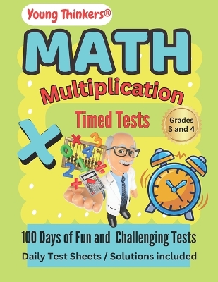 Book cover for Math Multiplication Timed Tests