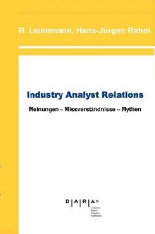 Cover of Industry Analyst Relations