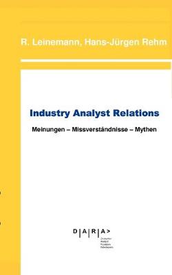 Book cover for Industry Analyst Relations