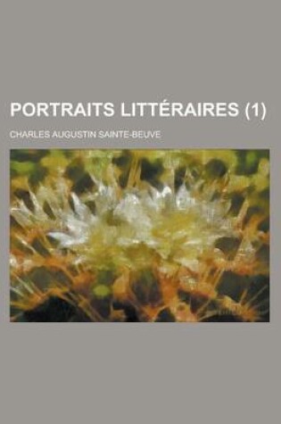 Cover of Portraits Litteraires (1 )