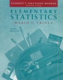 Book cover for Triola Stu Sol Manual 57682 (X