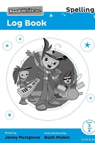 Cover of Read Write Inc. Spelling: Read Write Inc. Spelling: Log Book 3-4 (Pack of 30)
