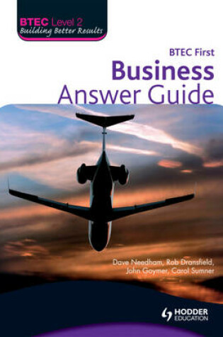 Cover of BTEC First Business