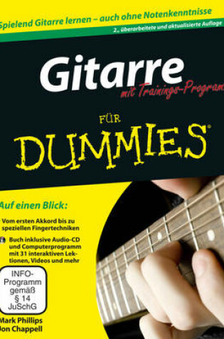 Cover of Gitarre fur Dummies mit Trainings-Programm