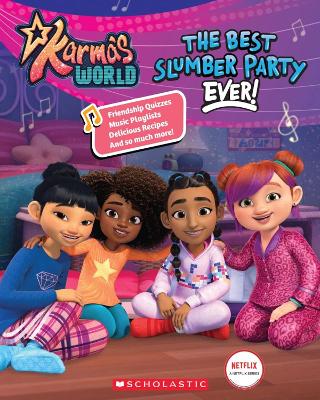 Book cover for Karma's World Slumber Party Book