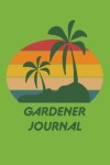 Book cover for gardening journal