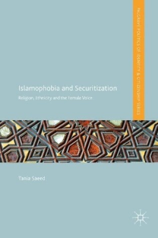 Cover of Islamophobia and Securitization