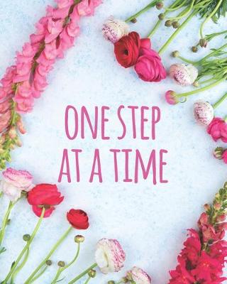 Book cover for Self Care Monthly Planner and Logbook - 12 Months of Wellness and Healthier Lifestyle - One Step At A Time