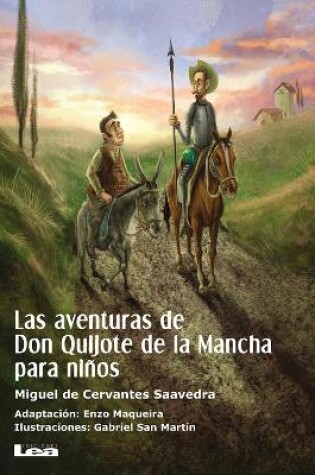 Cover of Las aventuras de Don Quijote de la Mancha para nios
