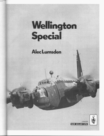 Book cover for Wellington Special