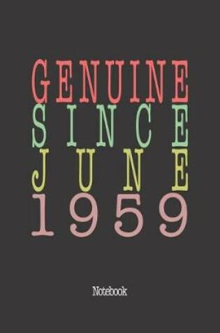 Cover of Genuine Since June 1959