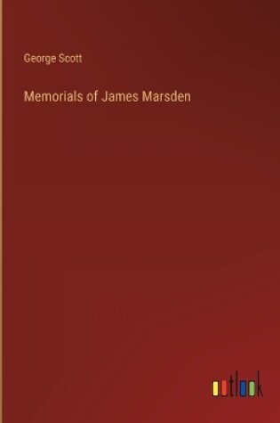 Cover of Memorials of James Marsden