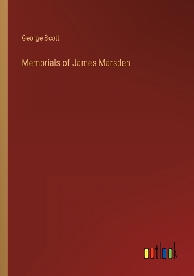 Book cover for Memorials of James Marsden