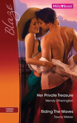 Book cover for Her Private Treasure/Riding The Waves