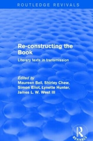 Cover of Re-Constructing the Book