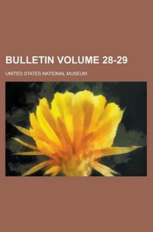 Cover of Bulletin Volume 28-29