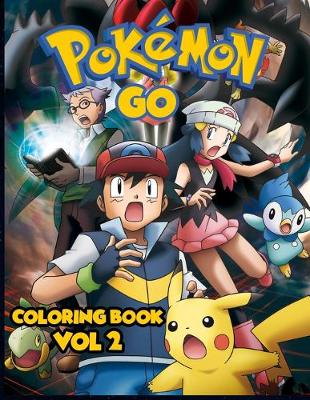 Book cover for Pokemon Go Coloring Book Vol 2