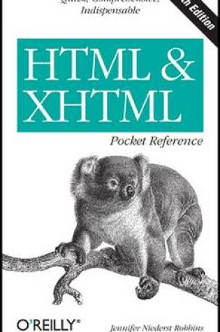 Cover of HTML and XHTML Pocket Reference