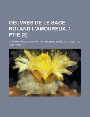 Book cover for Oeuvres de Le Sage (8)