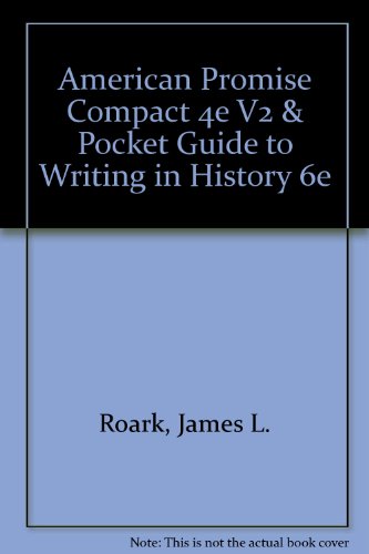 Book cover for American Promise Compact 4e V2 & Pocket Guide to Writing in History 6e