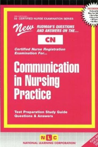 Cover of Communication in Nursing Practice