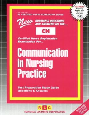 Book cover for Communication in Nursing Practice