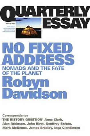 Cover of Quarterly Essay 24 No Fixed Address