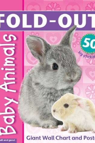 Cover of Fold-Out Poster Sticker Book: Baby Animals