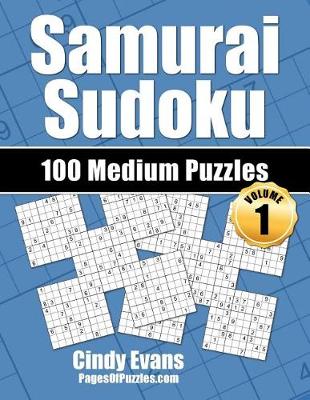 Book cover for Samurai Sudoku Medium Puzzles - Volume 1