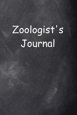 Book cover for Zoologist's Journal Chalkboard Design