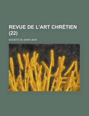 Book cover for Revue de L'Art Chretien (22)