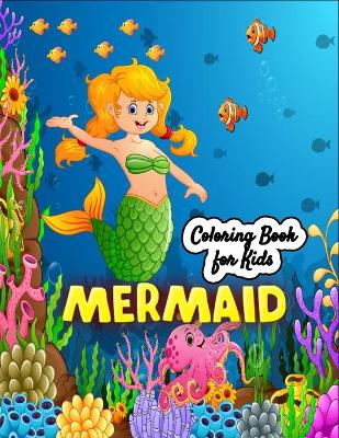 Book cover for Mermaid coloring book for Kids