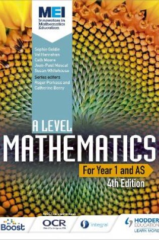 Cover of MEI A Level Mathematics Year 1 (AS) 4th Edition