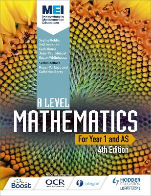 Cover of MEI A Level Mathematics Year 1 (AS) 4th Edition