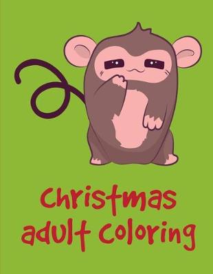 Book cover for Christmas Adult Coloring